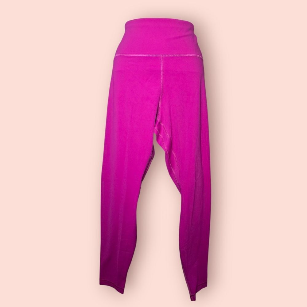 Lululemon Align High-Rise Legging 8" In Vivid Plum Soft Stretch Activewear Gym
